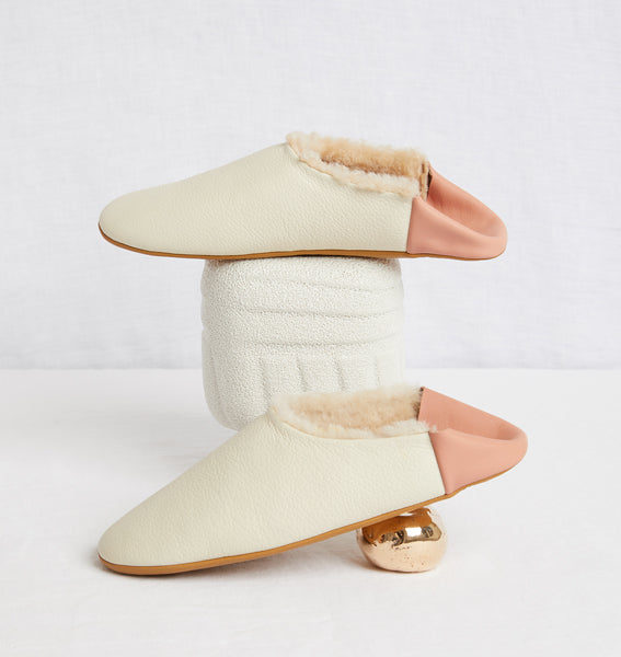 The Women's Shearling Slippers Named a "Chic Indulgence" by BuySide from WSJ